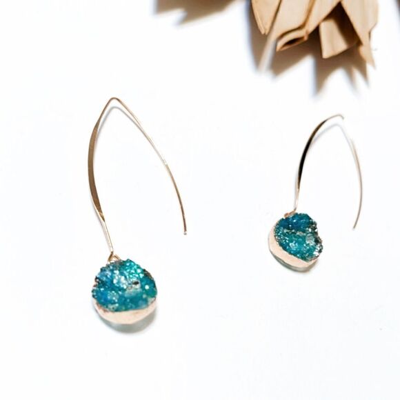 Stone drop earrings #284 - Picture 3 of 5